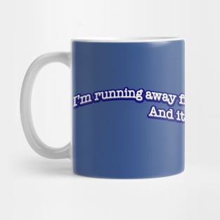 Running Away Mug